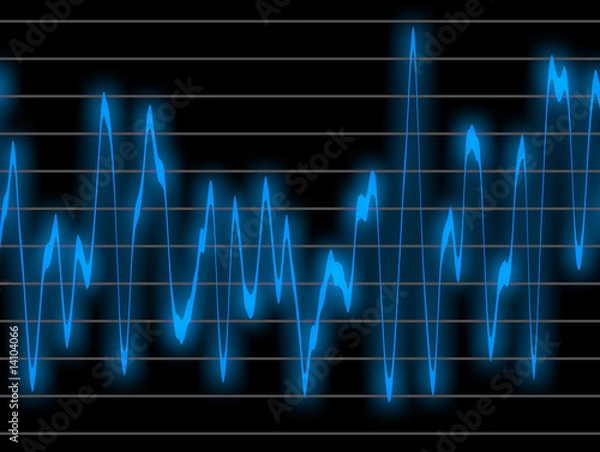 Fototapeta Digital sound