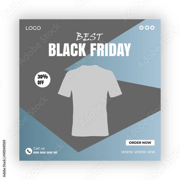 Obraz Pic up your new hoodie social media post design template



