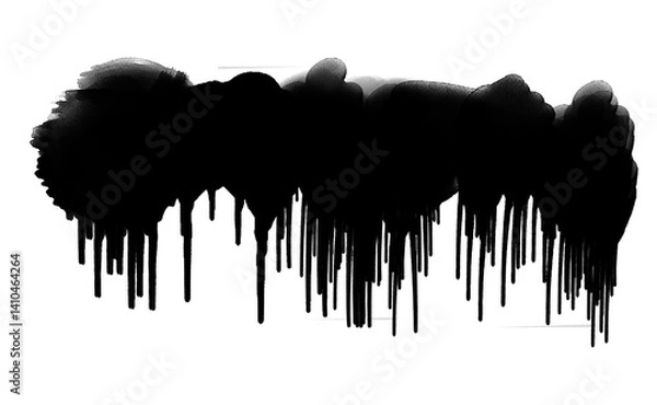 Fototapeta brush stock isolated on transparent background, PNG file