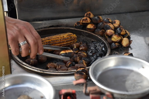 Obraz Chestnut kebab