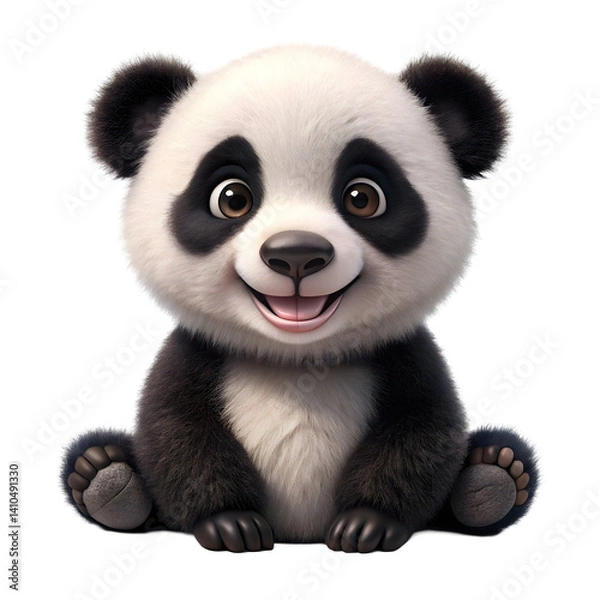 Obraz 3d panda bear