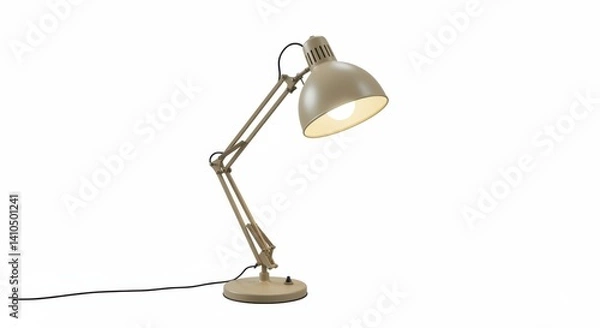 Fototapeta Minimalist Modern Desk Lamp with Soft Ambient Lighting