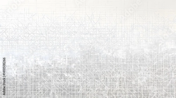 Obraz Abstract Gray White Scratched Grid Texture Background