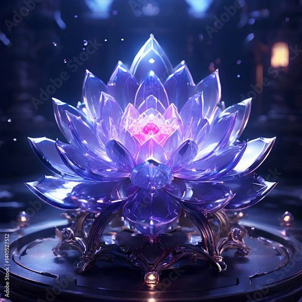 Fototapeta purple lotus flower