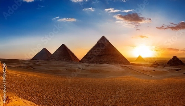 Fototapeta pyramids of giza