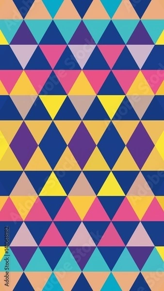 Fototapeta triangular motif. triangle pattern. tribal motif. triangle background. HD