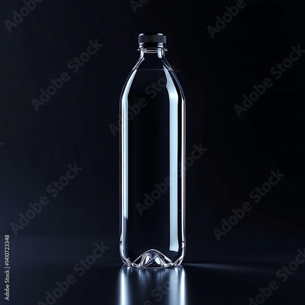 Obraz Transparent water bottle mockup
