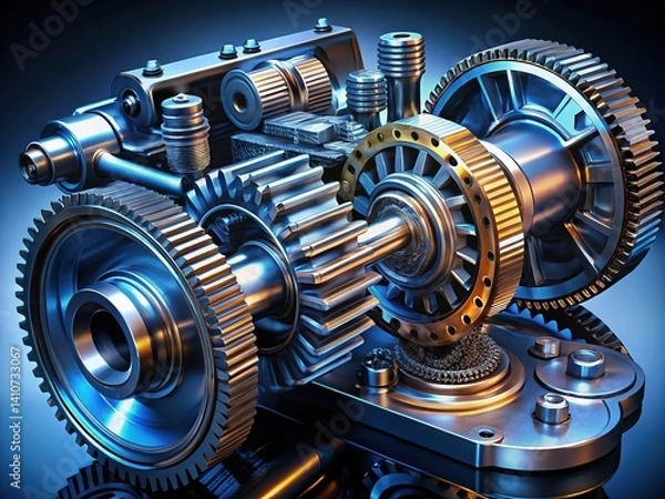 Fototapeta SolidWorks 3D Modeling Software Engineering Design CAD