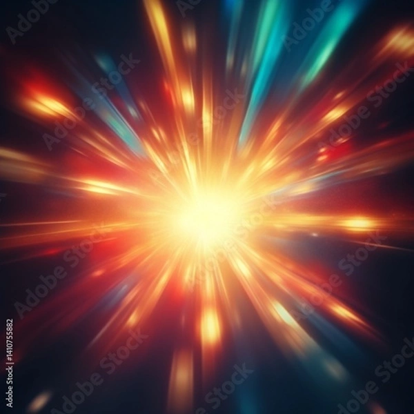 Obraz abstract explosion background