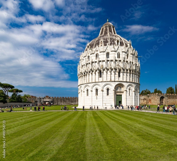 Obraz Majestueux baptistère de Pise