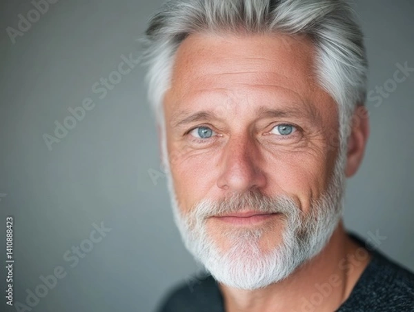 Fototapeta Gray haired man