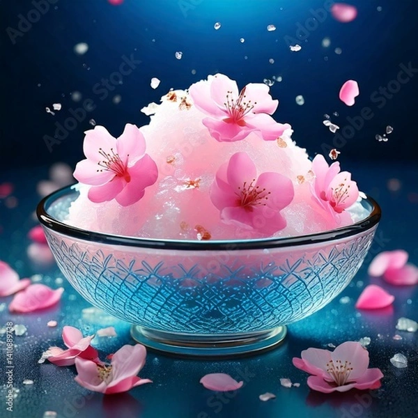 Fototapeta Nanotech Hanji Bingsu: Where Tradition Dances With Light Waves