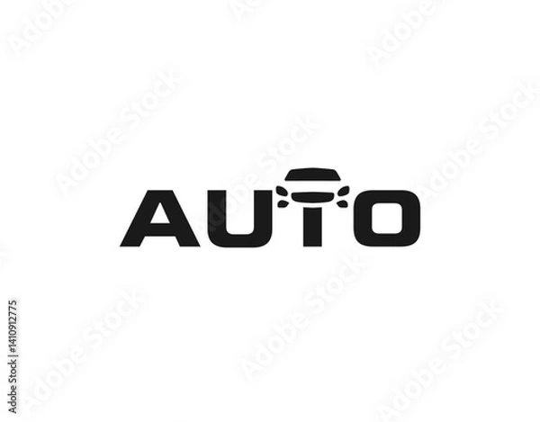 Obraz Letter T with car vector logo design. Fonts for automotive, vechile, logo, transportation, monogram and race. Alphabet label symbol for branding and identity