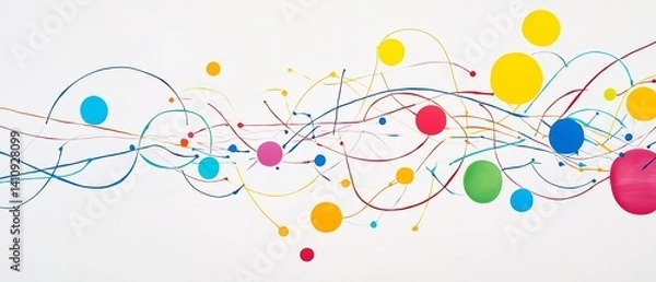 Fototapeta close up view of molecular interactions, colorful and engaging, clean design, no text,