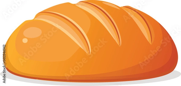 Obraz vector illustration of a bread
