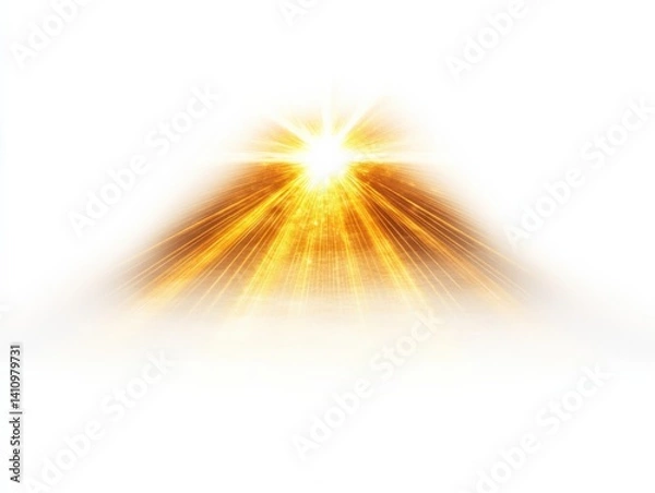 Obraz Golden light burst