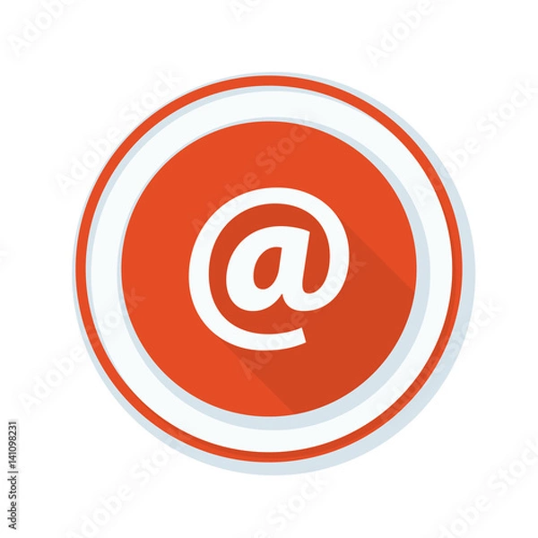 Fototapeta E-mail button illustration