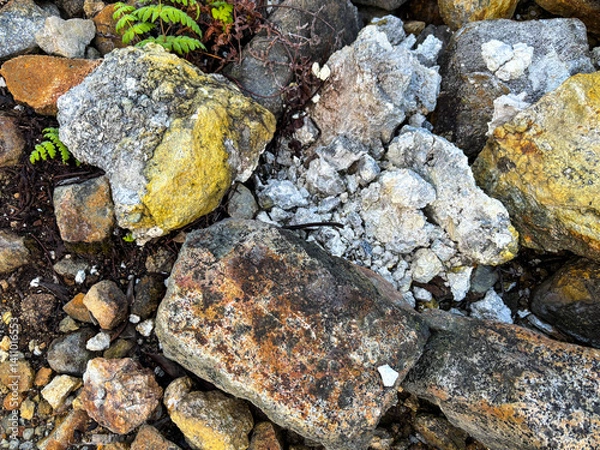 Obraz mountain rock stone sharped textured surface natural object