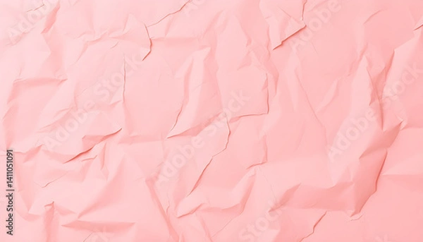 Obraz pink crumpled paper