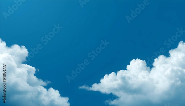 Obraz clouds in the blue sky