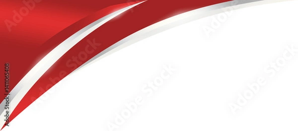 Obraz Elegant Gold and Red Corner Border Background