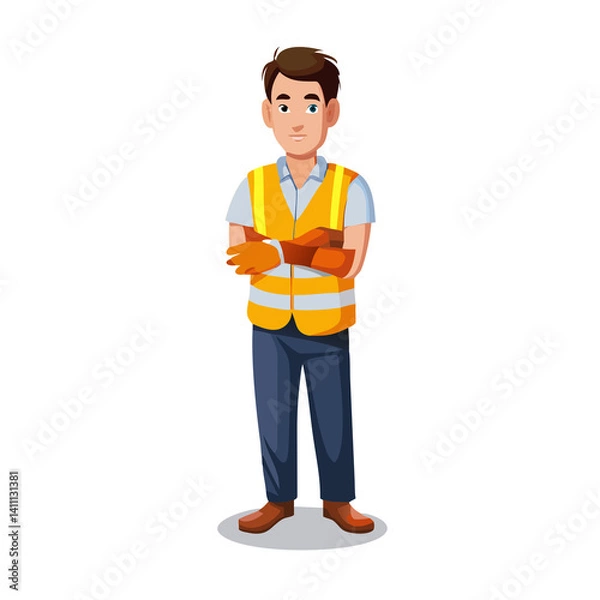 Obraz Warehouse Worker Man