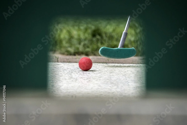 Fototapeta Minigolf