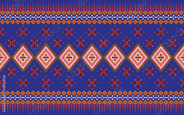 Obraz seamless geometric pattern with stars