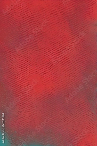 Fototapeta Halftone Gradient Pattern with Red and Blue