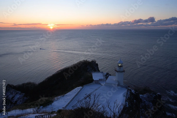 Fototapeta 地球岬灯台