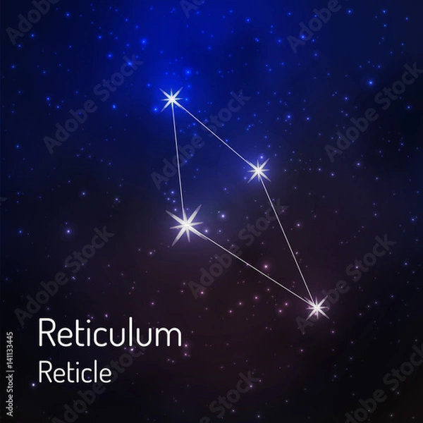 Fototapeta Constellation in the night starry sky