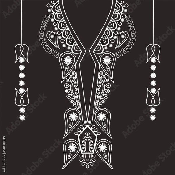 Obraz black and white background