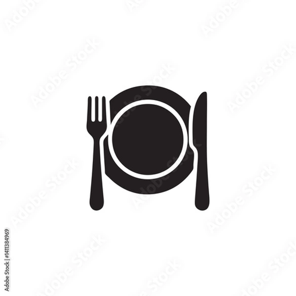 Obraz fork spoon and knife