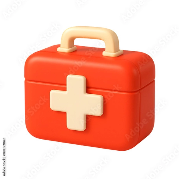 Obraz 3d rendered Portable First Aid Kit