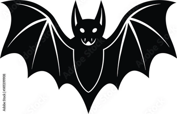 Obraz halloween bat with bats