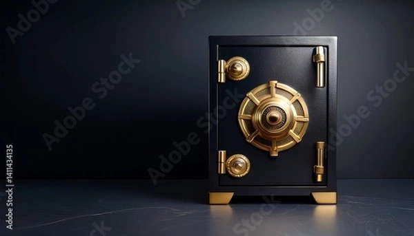 Obraz safe with gold bars