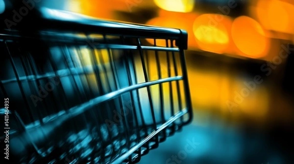 Fototapeta Retail Edition: Consumer heat map overlay.
