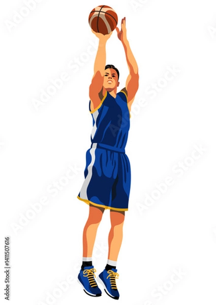 Obraz バスケットボール選手