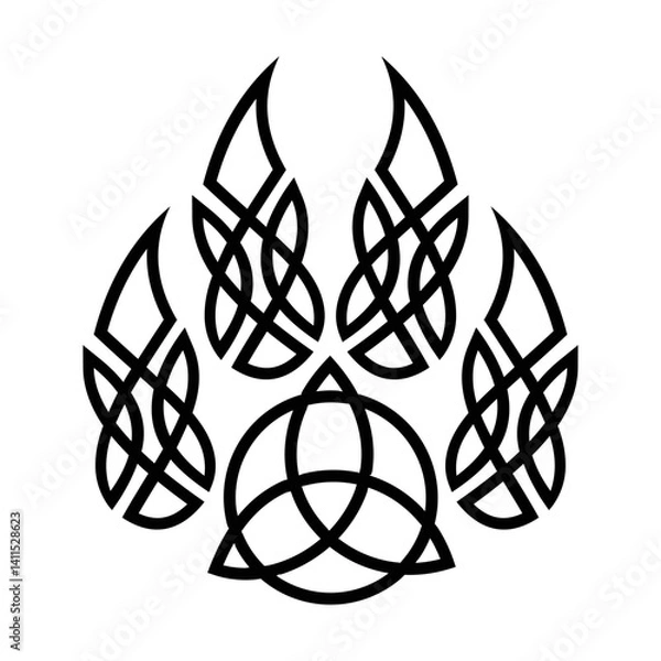 Obraz Celtic vintage symbol vector illustration