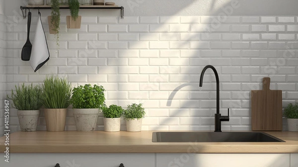 Obraz Minimalist Kitchen Refresh