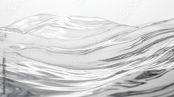 Obraz Abstract White Waves