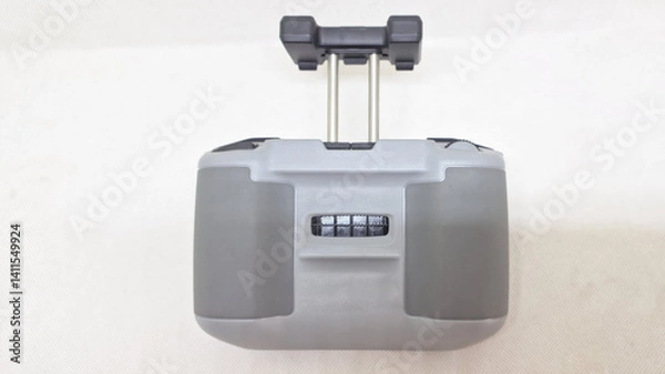 Fototapeta Unmanned aerial vehicle controlled remotely drone used for various purposes such as aerial photography military recreational mapping surveillance delivery due to their ability to reach difficult areas