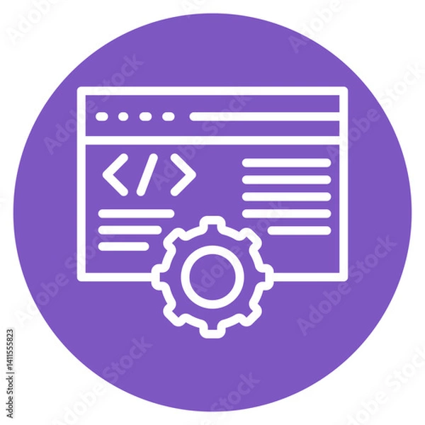 Fototapeta Cloud security Icon