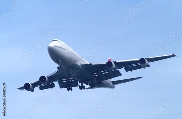 Obraz jumbo-jet landing