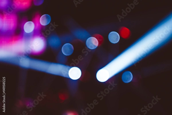 Obraz searchlights at a concert