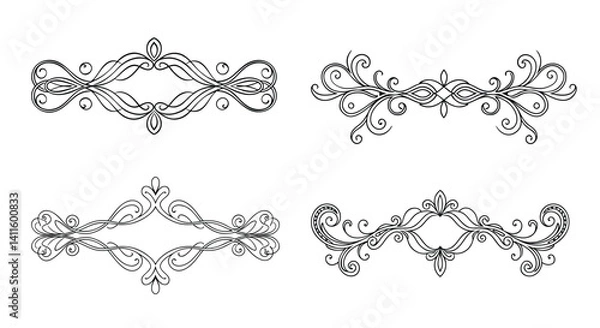Obraz Elegant Decorative Ornament Designs