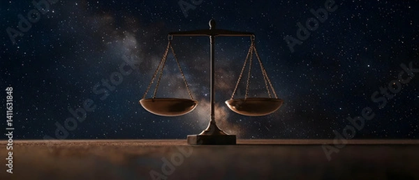 Obraz Cosmic Scales of Justice (3)