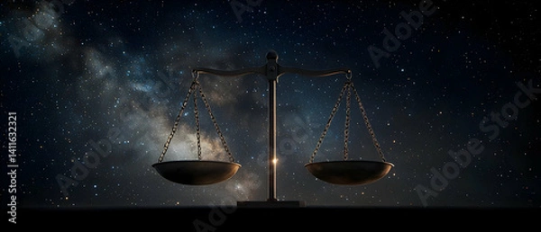 Obraz Celestial Justice Scales