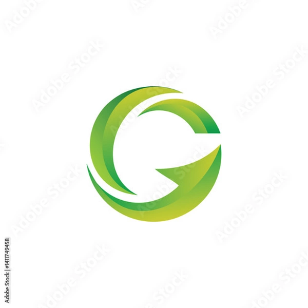 Obraz Letter G arrow grow up