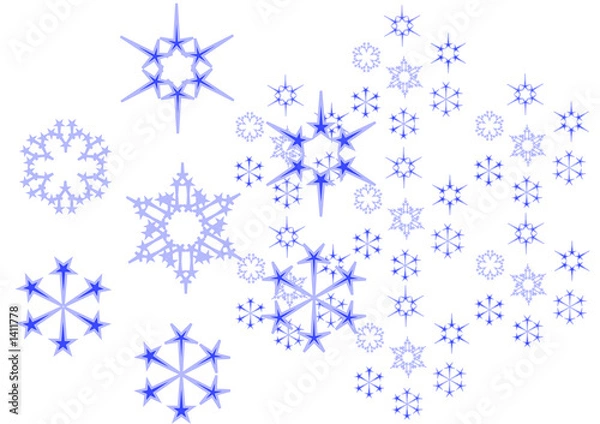 Obraz snow flakes